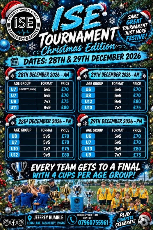 ISE Christmas Tournament 2026 listing