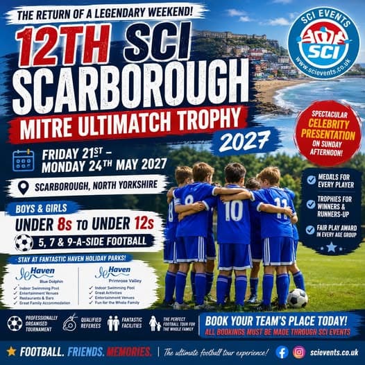 12th SCI Scarborough Mitre Ultimatch Trophy 2027 listing