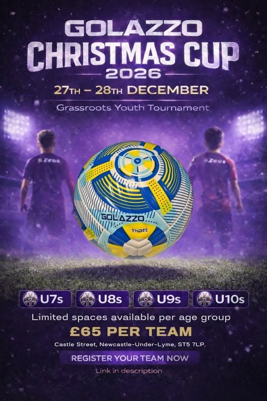 Golazzo Christmas Cup 2026 listing