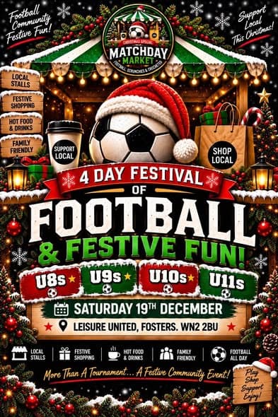 Football & Festive Fun 4 Day Festival flyer