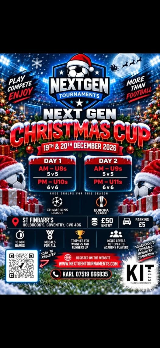 Next Gen Christmas Cup flyer