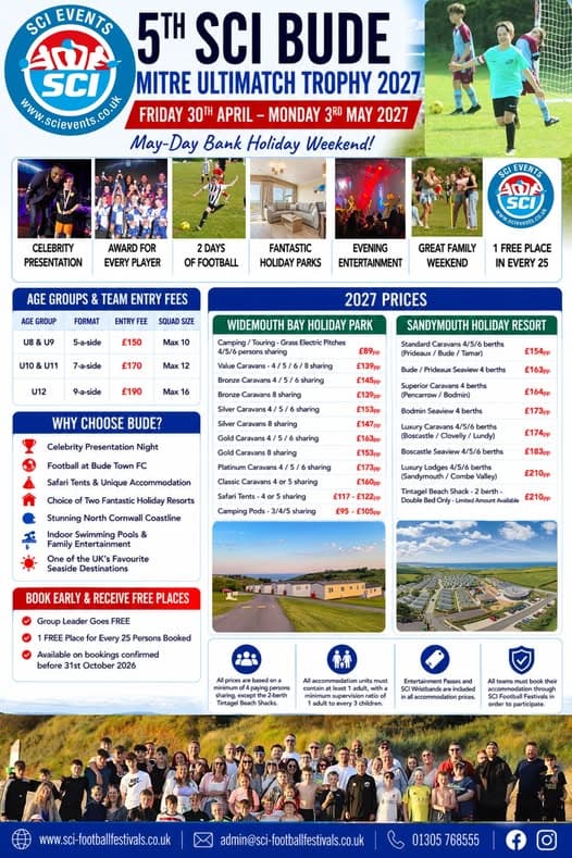 5th SCI Bude Mitre Ultimatch Trophy 2027 flyer