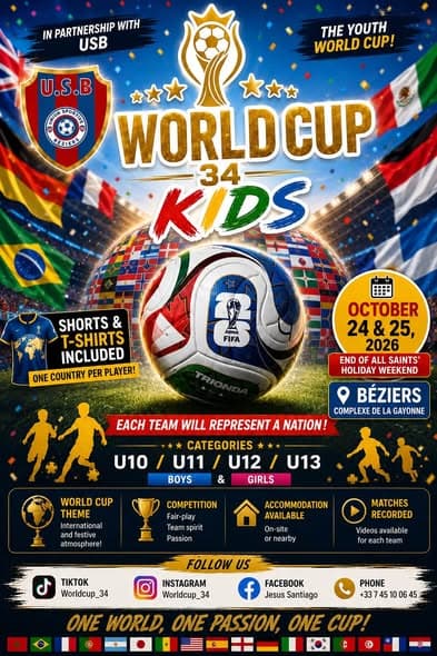 Flyer de Coupe du monde 34 enfants