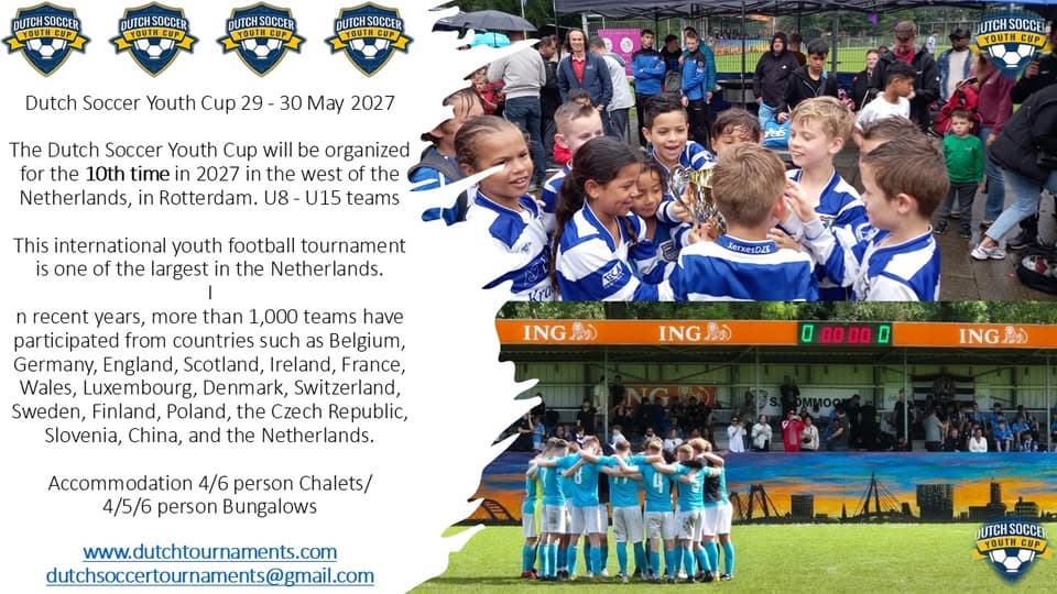Dutch Soccer Youth Cup listing