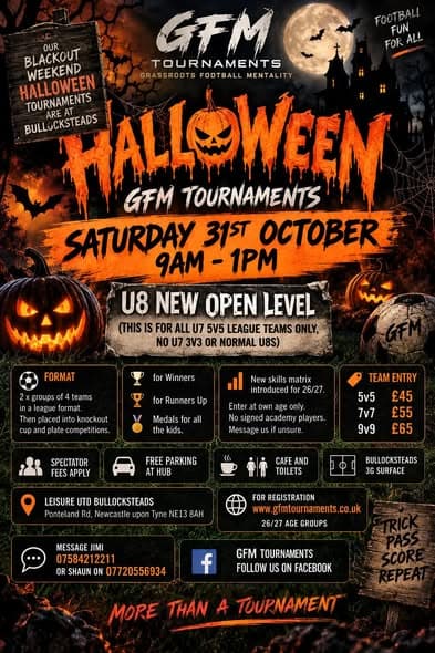 Blackout Weekend Halloween GFM Tournaments flyer