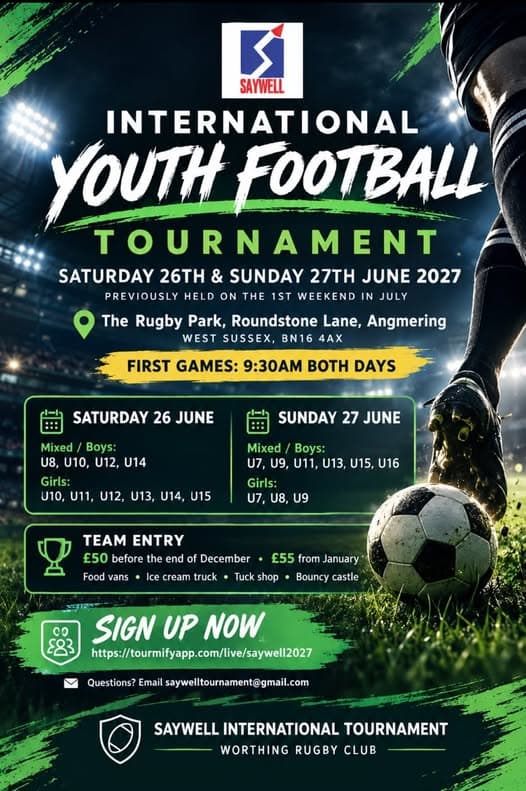 International Youth Football Tournament listing