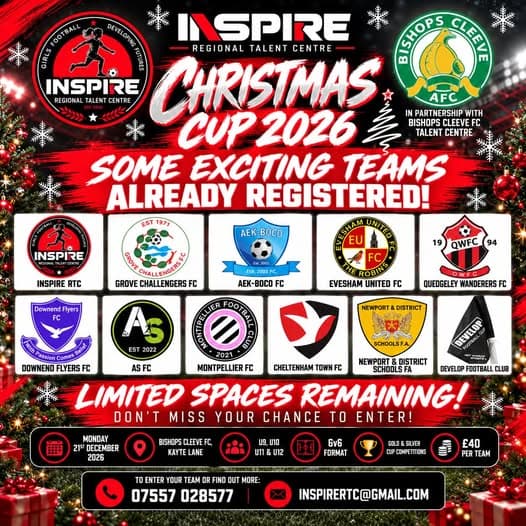 Inspire RTC Christmas Cup 2026 listing
