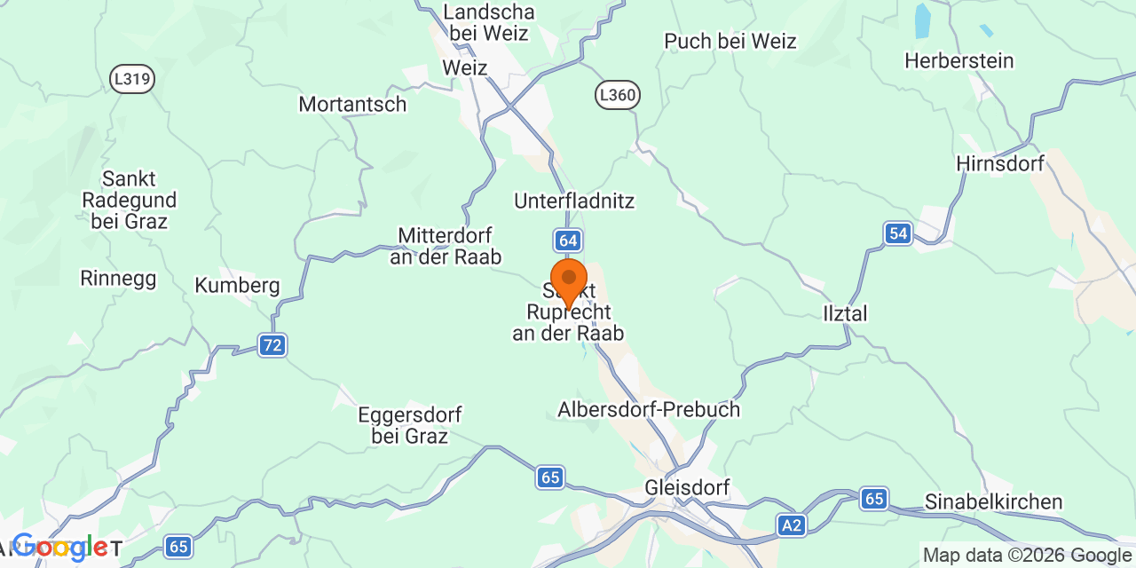 Karte der Spielorte: Fußballturniere in Sankt Ruprecht an der Raab