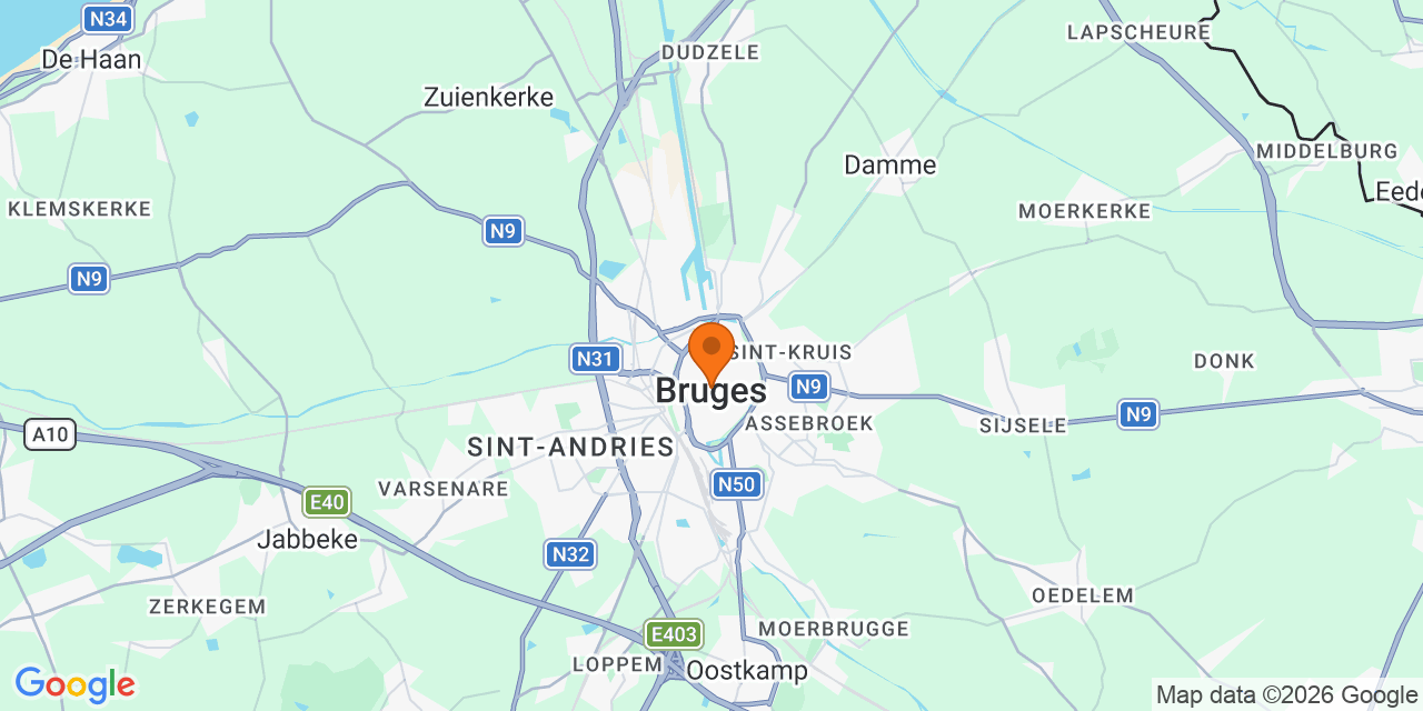 Kaart met de locaties: Voetbaltornooien in Flanders