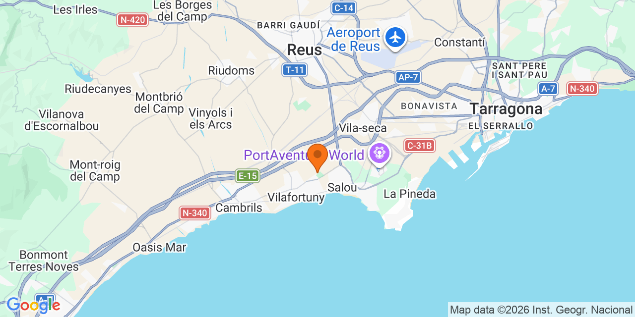 Mapa de las sedes: Torneos de fútbol en Catalunya