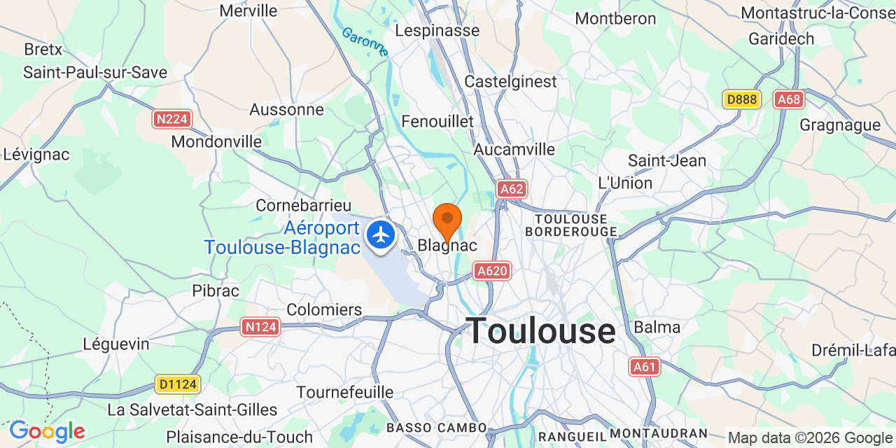 Carte des lieux : Tournois de foot à Blagnac