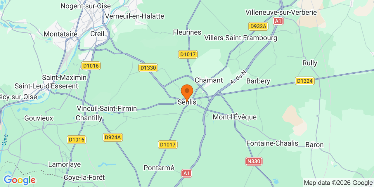 Carte des lieux : Tournois de foot à Senlis