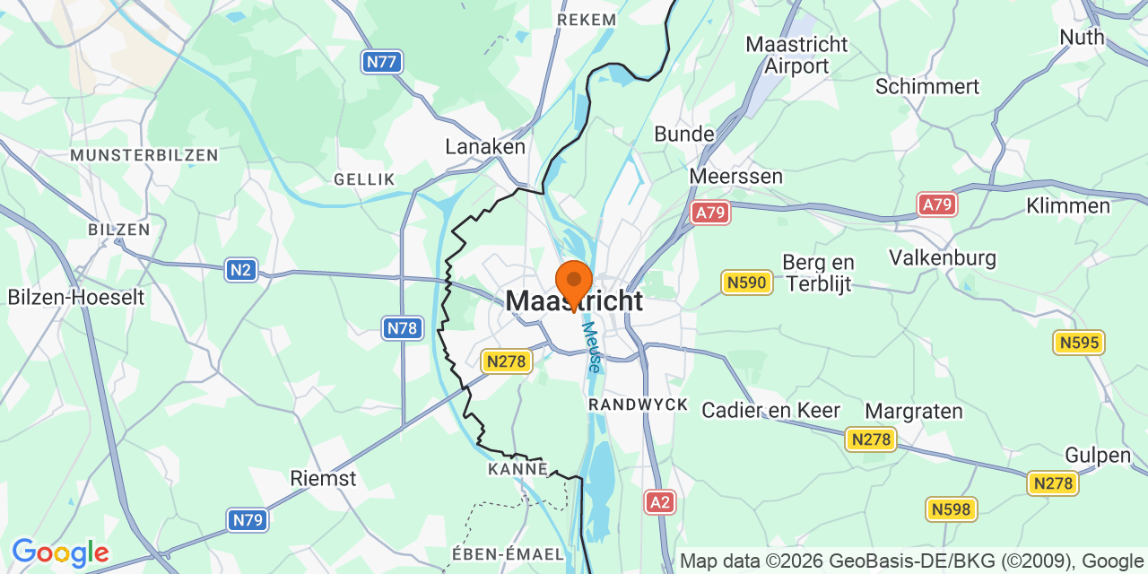 Kaart met de locaties: Voetbaltoernooien in Limburg