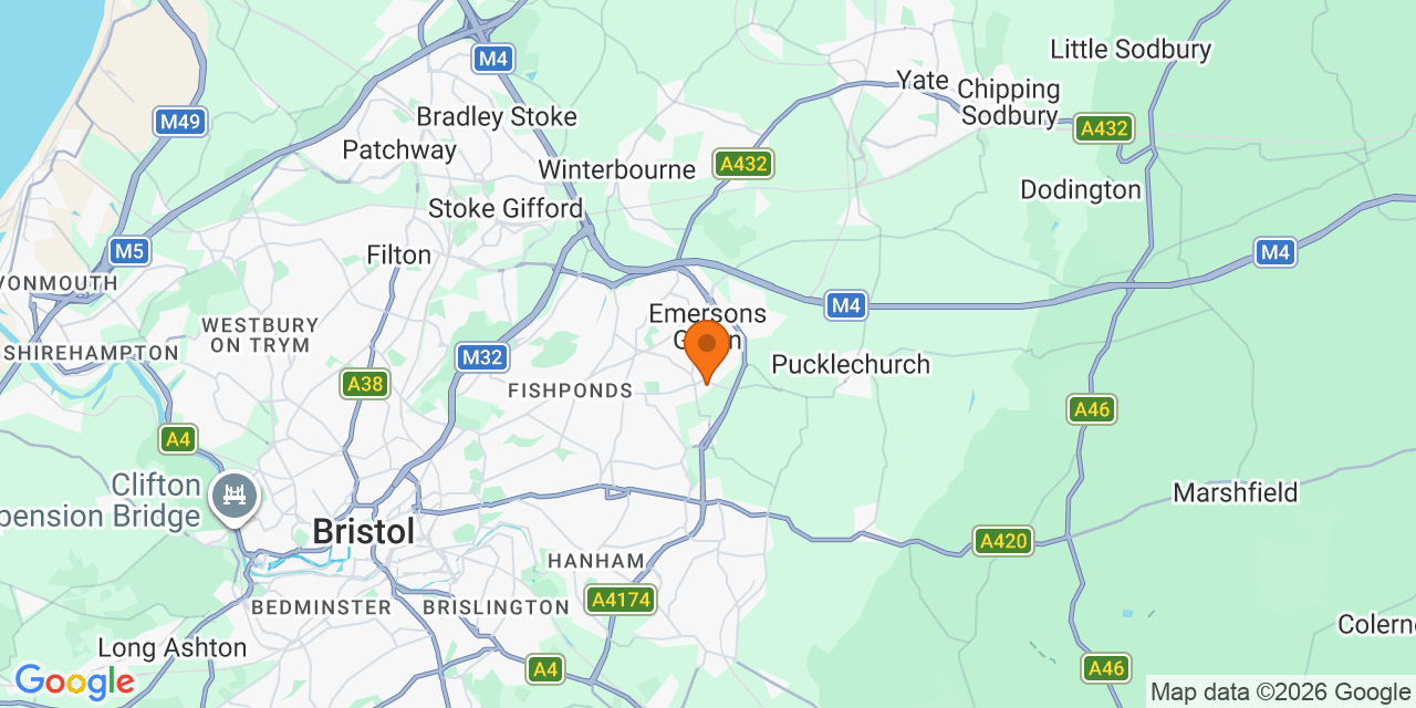 Map of the venues for Football tournaments in Bristol