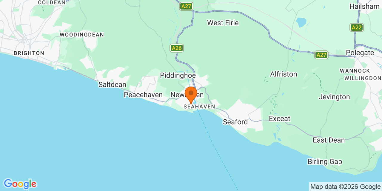 Map of the venues for Football tournaments in Newhaven