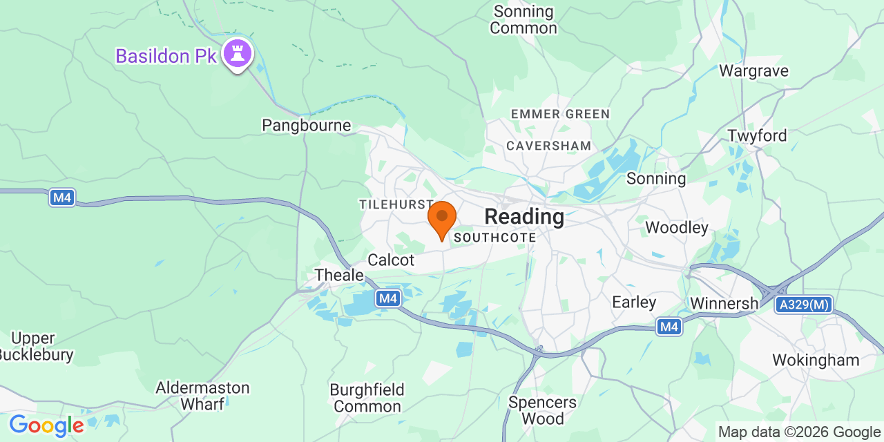 Map of the venues for Football tournaments in Tilehurst