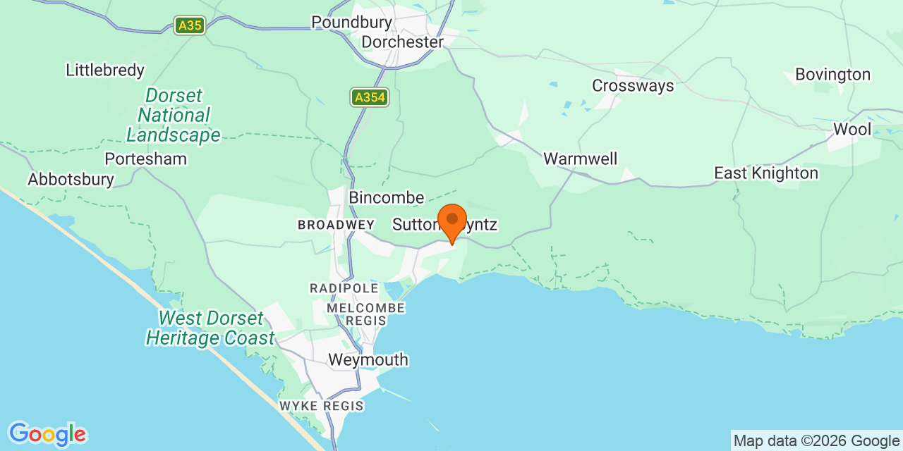 Map of the venues for Football tournaments in Weymouth